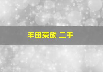 丰田荣放 二手